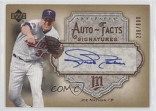 2006 Upper Deck Artifacts Auto-Facts /800 Joe Nathan #AF-JN Auto