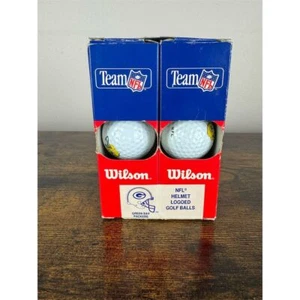 Vintage NFL Team Logo Golf Balls by Wilson - 6 Pack - Picture 1 of 4