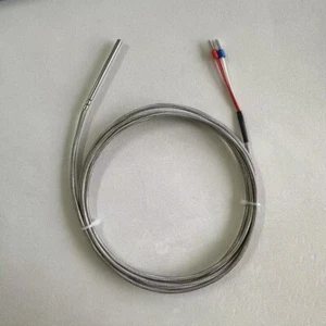 Class A Pt100 Temperature Sensor Probe Diameter 4mm Length 60mm Cable 2 Meters - Picture 1 of 2