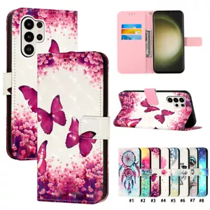 Case For Samsung Galaxy S24Ultra S23 S22 S21 Magnetic Leather Wallet Phone Cover - Picture 1 of 44