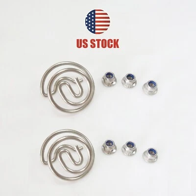 2X Electronic Exhaust Actuator Valve Spring Repair Kit for Dodge Challenger - Image 1 of 4