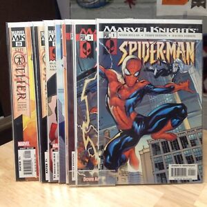 Lot Of 10 Marvel Knights Spider-Man #1,3,10,12,14,16,18,19,20 ,22 Marvel Vf/Nm
