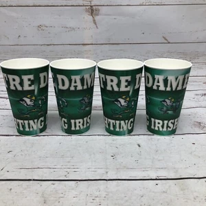 Notre Dame Cups Spirit Capital Cups 3D Hologram Cup 16 oz Fighting Irish Set 4 - Picture 1 of 5