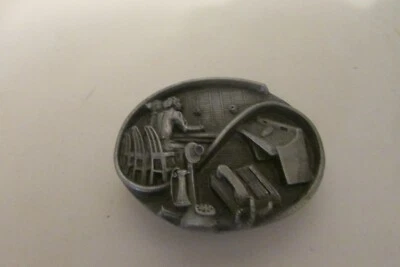 American Communications Industry Hebilla de Cinturón Teléfono Trabajadores Operador Mujeres Foto 1 de 2