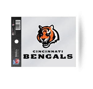 Cincinnati Bengals Logo Static Cling Sticker NEW Window or Car NFL 3x4 Inches - Picture 1 of 1