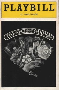 Playbill - The Secret Garden - St. James Theatre - 1992 - John Cameron Mitchell - Picture 1 of 3
