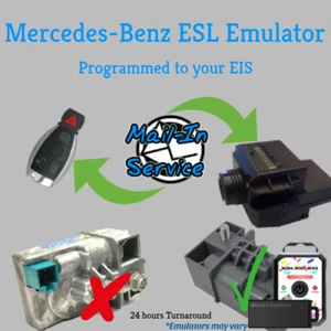Mercedes-Benz W204 W207 W212 ESL Emulator programming for Steering Lock SERVICE - Picture 1 of 2
