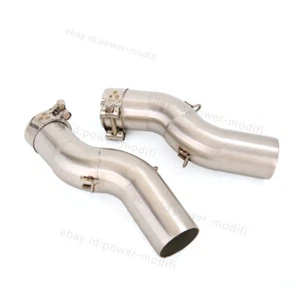 For Suzuki Hayabusa GSX1300R 2021-2025 Mid Exhaust Pipe Connect 51MM Muffler Tip - Picture 1 of 9