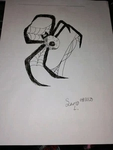 Spider Eye Drawing Art Sketch - Picture 1 of 1
