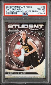 2024 Prizm Draft Picks Caitlin Clark Student Orientation Silver PSA 10 GEM MT - Bild 1 von 1