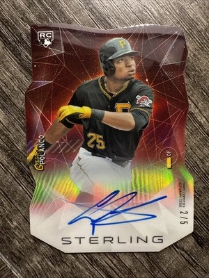 Gregory Polanco 2013 Bowman Sterling Béisbol Rojo Troquelado Autógrafo/5 Piratas  Foto 1 de 3