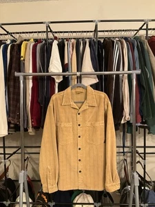 🔥 RARE Vintage Gramicci Velvet/Velour Dress Shirt Streetwear Sz M 10/10 Cond.🔥 - Picture 1 of 4