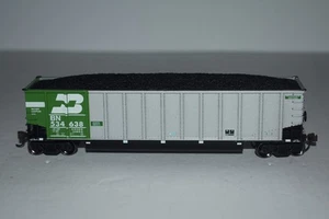 HO Scale Athearn Burlington Northern Bathtub Gondola with Coal Load C54314 - Bild 1 von 3