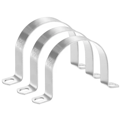 3-Pack Conduit Clamps, 3" M76 304 Stainless Steel Rigid Pipe Strap Foto 1 de 4