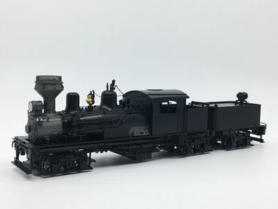 HO Overland Models OMI 1553.1 Black Cass 3-Truck Shay 80 Ton Steam Locomotive - Image 1 of 4