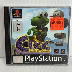Croc Legend of the Gobbos PlayStation PS1 Black Label Manual PAL Good Condition - Bild 1 von 8