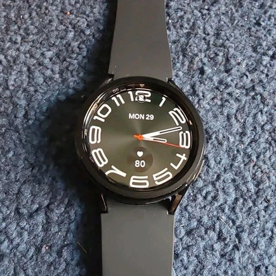 Samsung Galaxy Watch 6 Classic SM-R950 43mm Smart Watch Fitness Tracker Black - Image 1 of 4