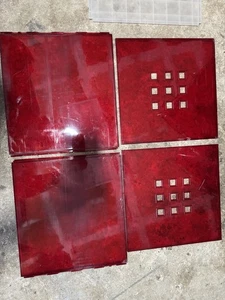 Ikea Lekman Aufbewahrung Organizer Eimer selten rot 701.384.00 #19720 13x14 5/8x13 - Bild 1 von 9