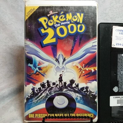Pokemon the Movie 2000 - Clamshell Version With Pikachu Rescue (VHS, 2000) - Image 1 of 4