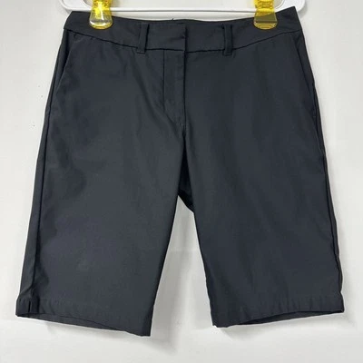 Pantalones Cortos Nike Golf Para Mujer Talla 4 Negros Dri-Fit Chino Logo Bordado Caminar Informales Foto 1 de 4