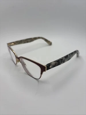 Montura de gafas para mujer Kate Spade New York Ladonna LX9 roja 51-15-140 mm #D144 Foto 1 de 4