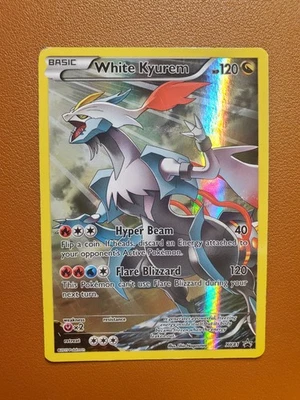 White Kyurem XY81 Black Star Promo Holo Full Art LP Pokemon Card - Image 1 of 2