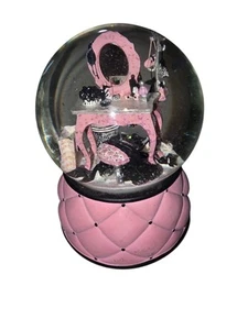 Victoria Secret Sankyo Musical Snow Globe “La Vie en Rose” Pink Wardrobe Vanity - Picture 1 of 5