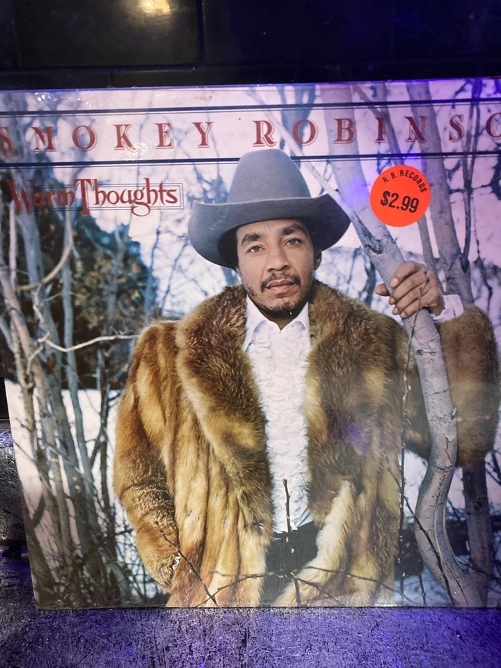 SMOKEY ROBINSON, WARM THOUGHTS, SEALED ORIGINAL VINYL, 1980 - Image 1 of 1