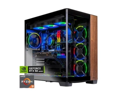 Skytech Prism 4 Gaming PC Desktop, Ryzen 7 9800X3D, RTX 5090, 2TB SSD, 32GB DDR5 - Image 1 of 4