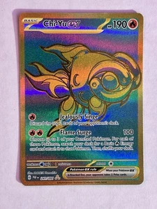 Pokémon TCG Chi-Yu EX - Scarlet & Violet: Paldean Fates 241/091 Holo Hyper Rare - Bild 1 von 2
