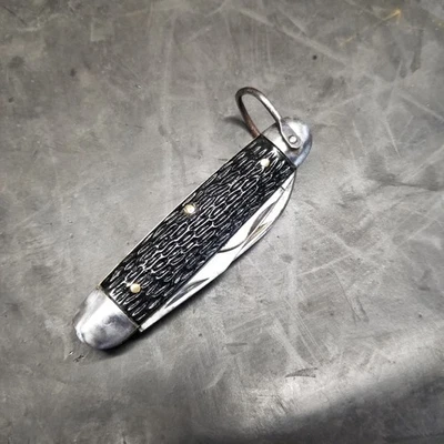 Vintage Imperial Pocket Knife Four Folding Blades Utility Imperial Prov. RI USA - Image 1 of 4