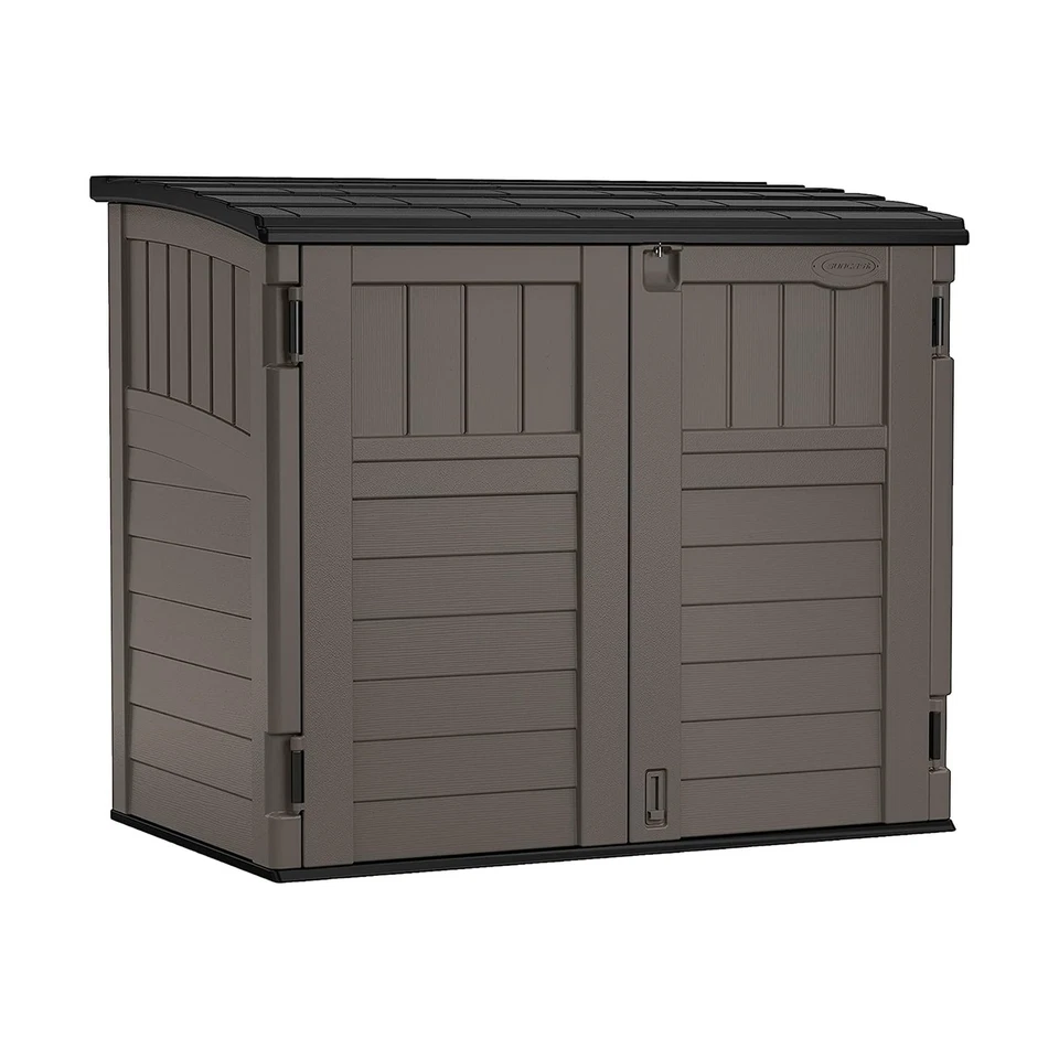 7005090 SHED W/FLR CHRCL 4X2' Suncast 4 ft. ft. Plastic Horizontal Storag...