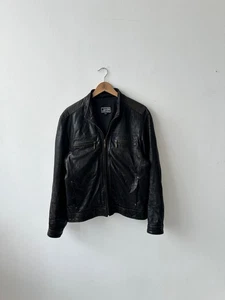 Giacca da motociclista vintage Gianni Versace in vera pelle di agnello S - Foto 1 di 19