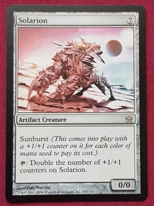 Magic The Gathering FIFTH DAWN SOLARION artifact card MTG - Picture 1 of 2