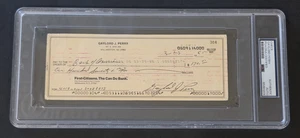1985 GAYLORD PERRY Signed Personal Check-HOF-SAN FRANCISCO GIANTS-PSA - Picture 1 of 8