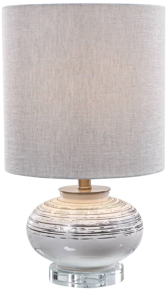 Uttermost 28443-1 Lenta 23"H Vase Table Lamps - Off-White Birch