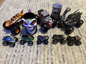Monster Jam - Monster Trucks Lot 1:64 1:24 Cups Mug Grave Digger Batman And MORE - Picture 1 of 17