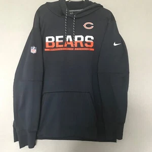 NFL Onfiled Apparel Therma Fit Mens Blue Chicago Bears Hoodie Pullover Size 2XL - Picture 1 of 9