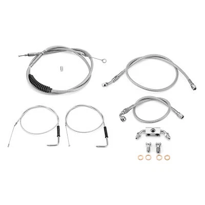 Cable acelerador embrague freno manillar 12" 14" para Harley Dyna Street Bob ABS 12+ Foto 1 de 4
