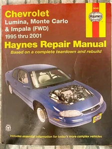 Haynes 24048 Repair Manual Chevrolet Lumina, Monte Carlo, Impala (1995-2001) - Picture 1 of 2