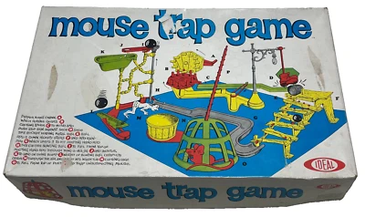 MOUSE TRAP GAME : Rare 1960's/ 70's Vintage Edition By Ideal - Vgc (FREE UK P&P) - Image 1 of 4