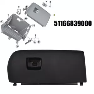 F??r 2011-2018 X3,X4,F25,F26 Handschuhfach T??rdeckel Abdeckung 51166839000 - Picture 1 of 10