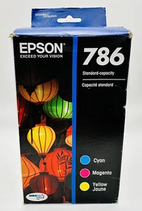 Genuine Epson 786 DuraBrite | Cyan Magenta Yellow | Ink Cartridges (EXP 06/2024) - Picture 1 of 7