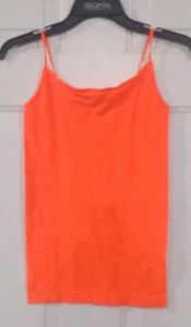 Neon Orange Tank Top One Size by Niki Biki - Picture 1 of 4