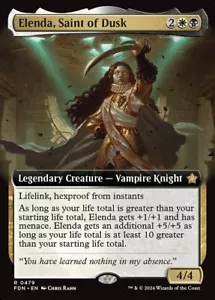 MTG ELENDA, SAINT OF DUSK 479 FOIL EXC - ELENDA, SANTA DEL VESPRO - FDN X EN - Bild 1 von 1