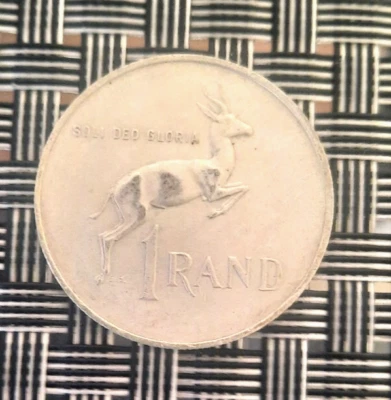 1 Rand 1967 Silver Circulated Commemorative Coin Dr. H.F Verwoerd, SOUTH AFRICA - Image 1 of 2