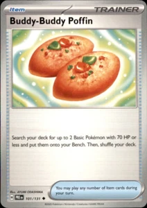 Pokemon Buddy-Buddy Poffin 101/131 Prismatic Evolutions Regular - Picture 1 of 1