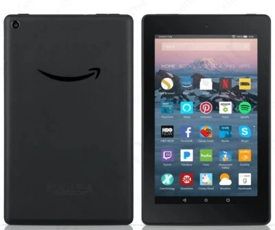 Amazon Fire 7 (9th Gen) M8S26G 16GB Wi-Fi Alexa 7'' Tablet - Black - Image 1 of 2