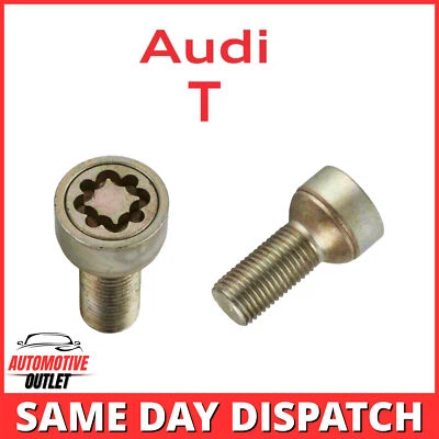TORNILLO ANTIRROBO RUEDA TUERCA PERNO DE BLOQUEO CÓDIGO T PARA AUDI, VW, SKODA, MERC Foto 1 de 4