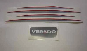 Mercury VERADO outboard decal Stripes Marine Vinyl Free fast USA Shipping - Picture 1 of 1